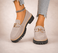 Mocasines de malla transpirable con suela gruesa - Luxoria