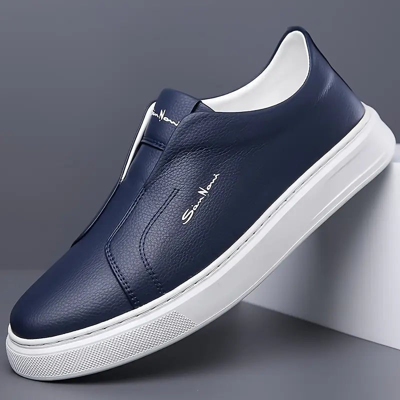 Leather Slip - On Shoes - Luxoria