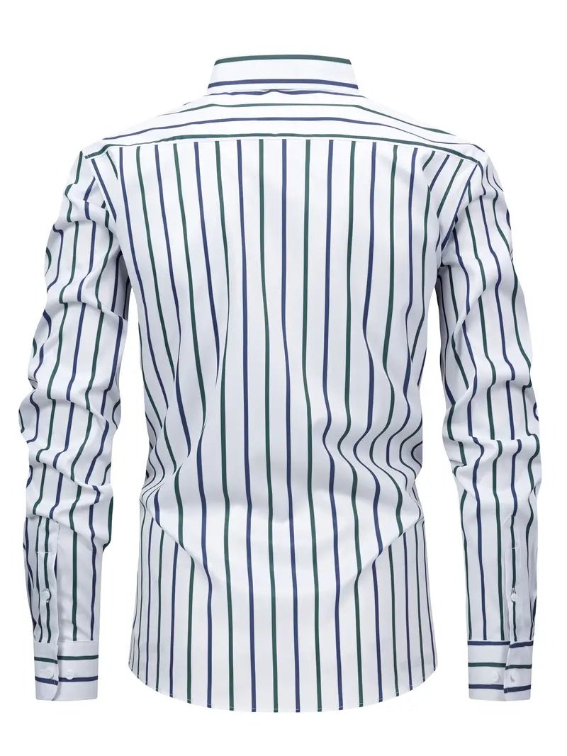 Chic Striped Shirt - Luxoria