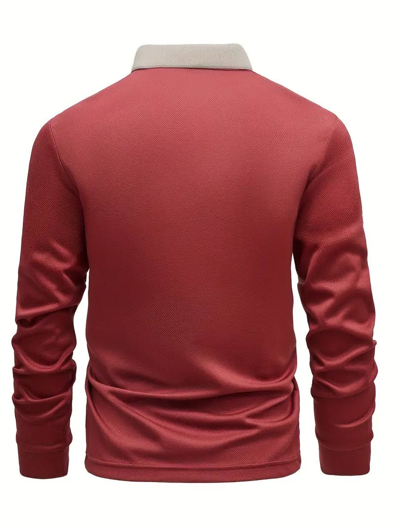 Lightweight Polo Sweater - Luxoria