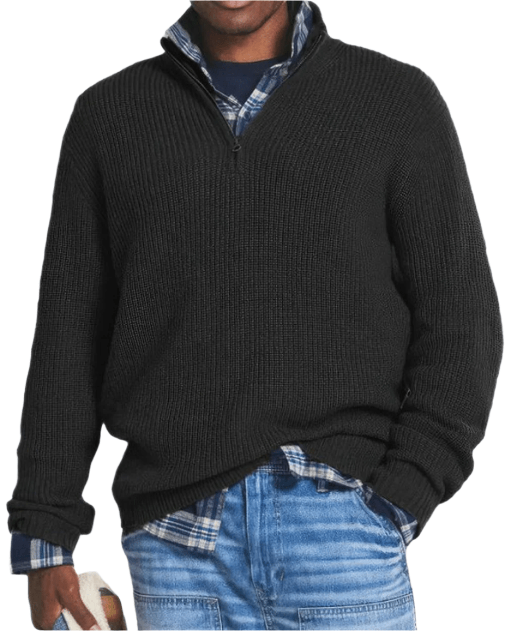 Diego Zip Sweater - Luxoria