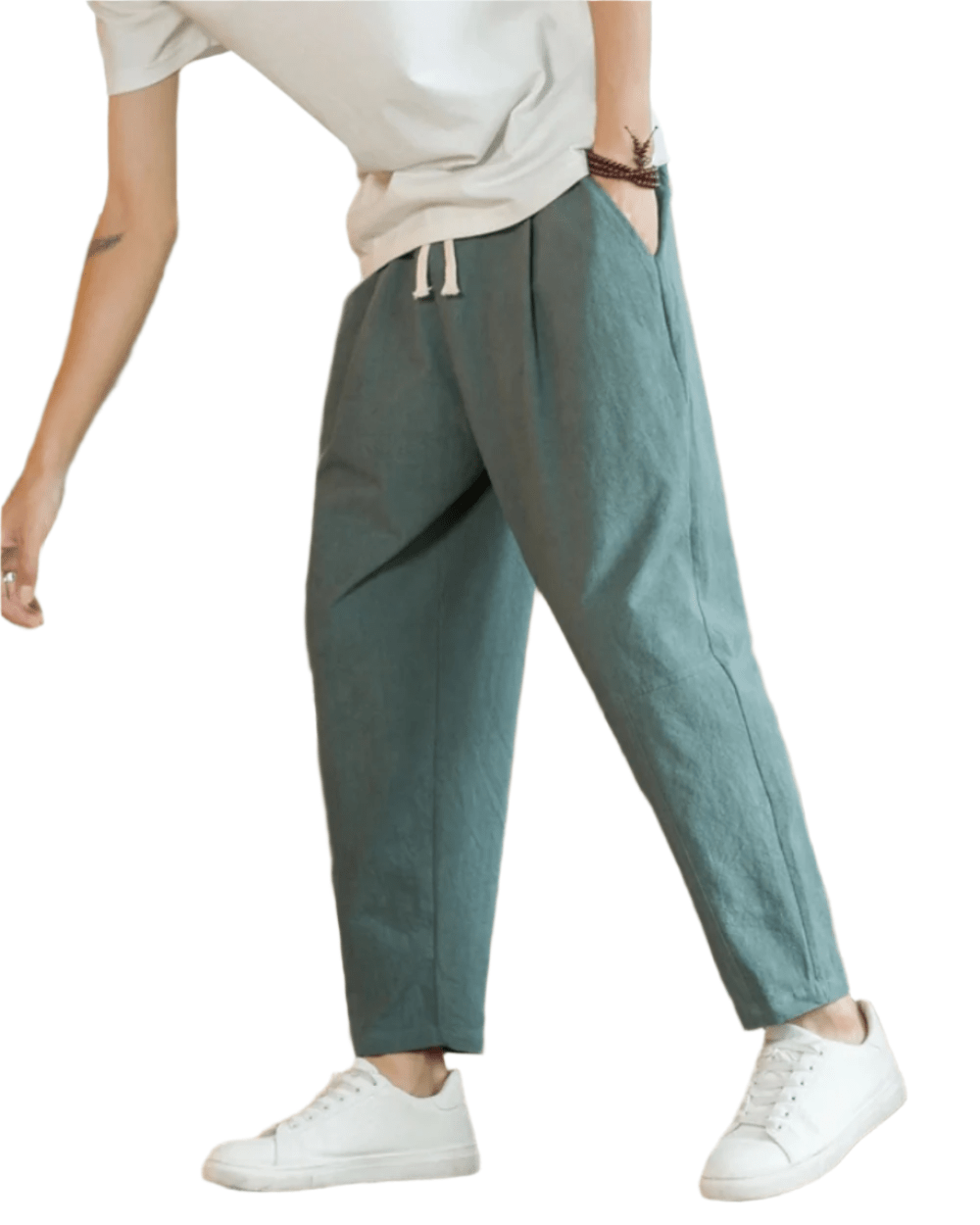 Rome Cotton Pantalon - Luxoria