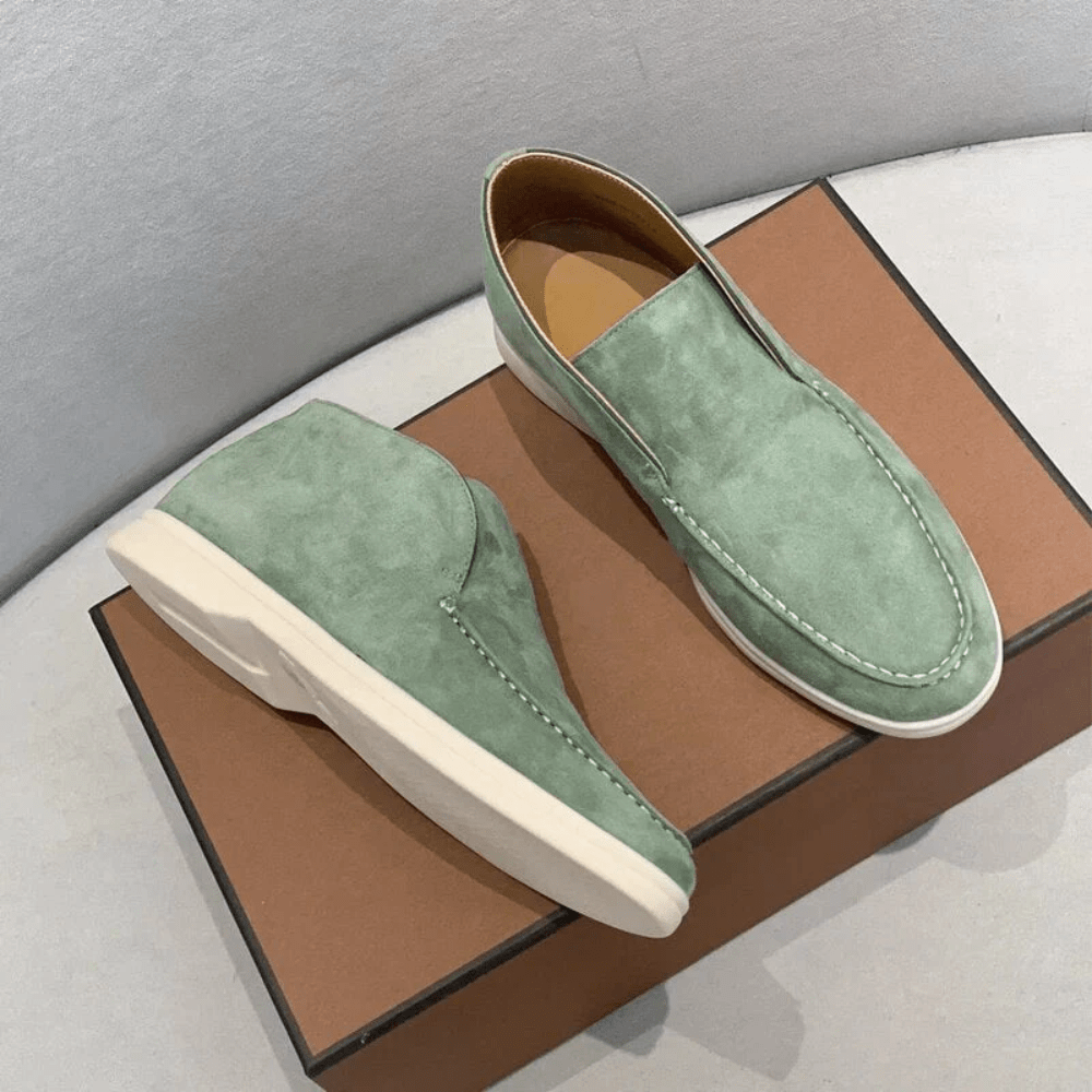 Casual Suede Loafers - Luxoria