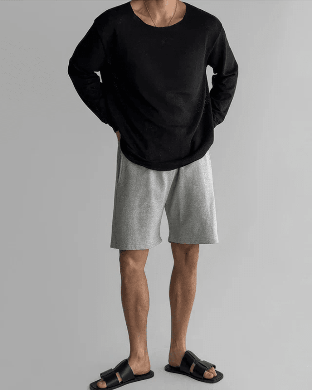 Casual Knit T-Shirt - Luxoria