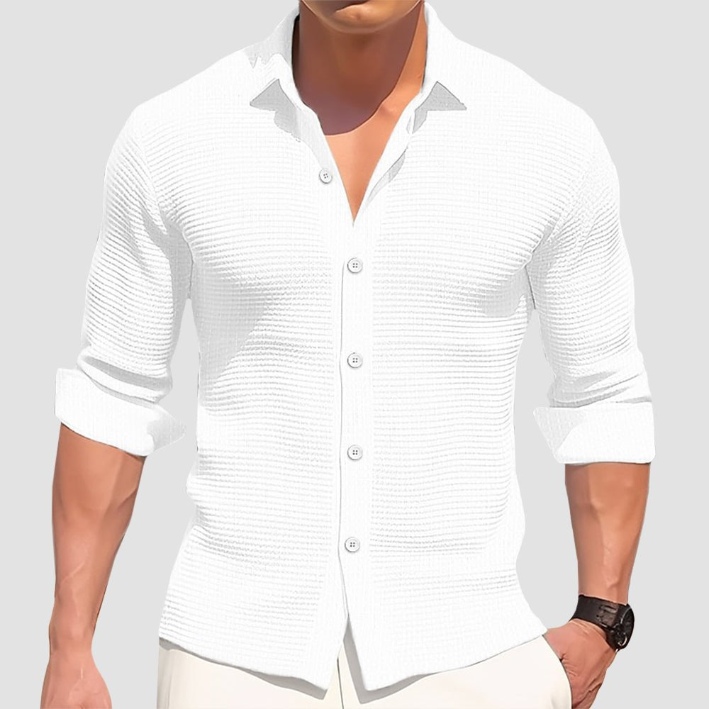 Casual Cotton Shirt - Luxoria