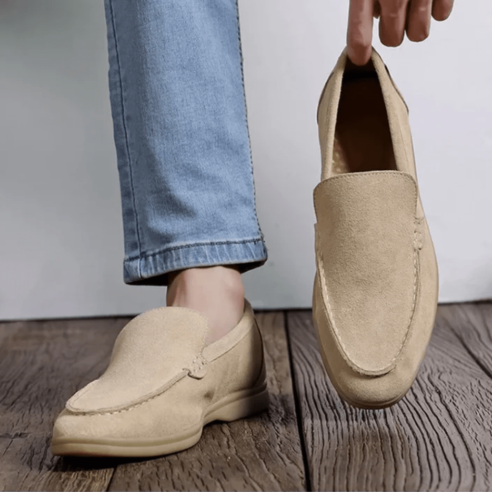 Premium Suede Loafers - Luxoria