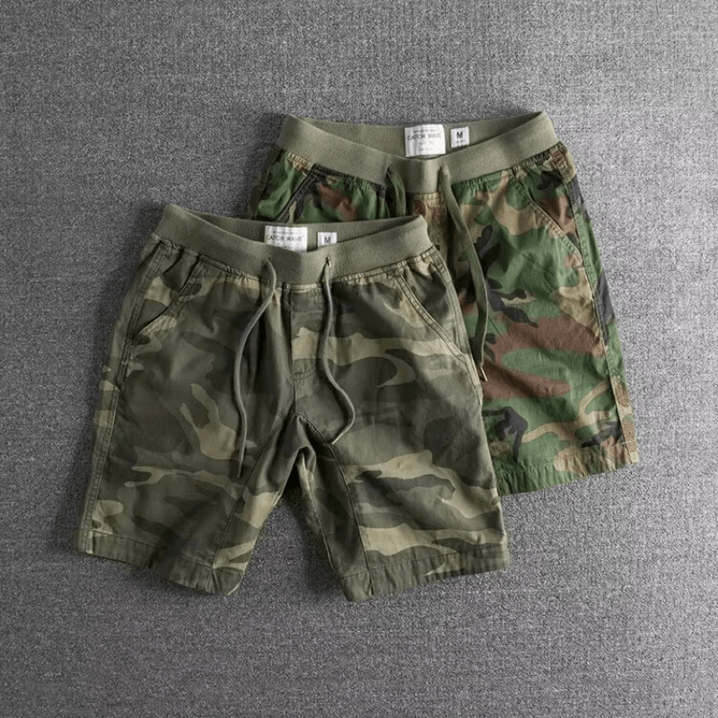 Casual Army Shorts - Luxoria