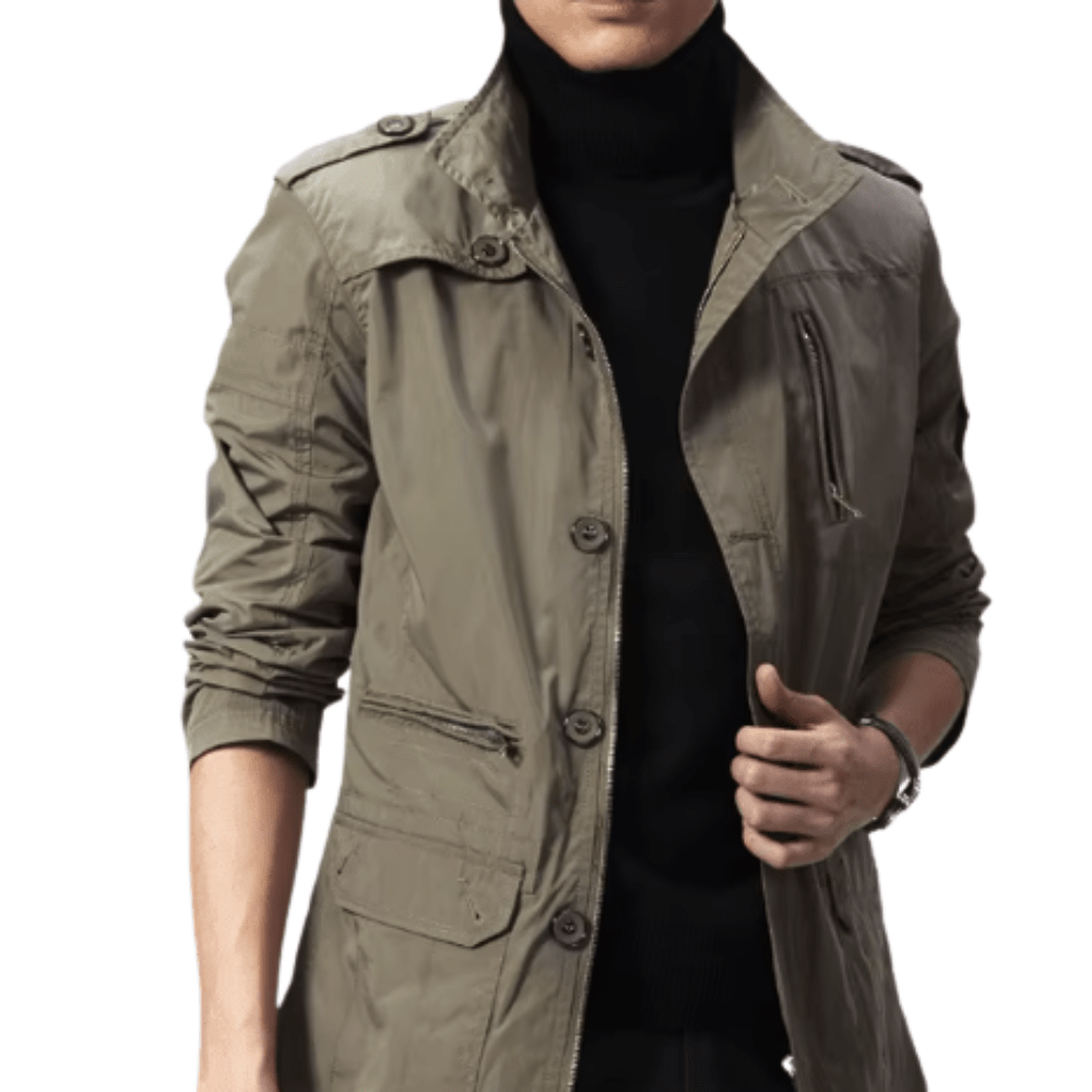 Elegant Windproof Jacket - Luxoria