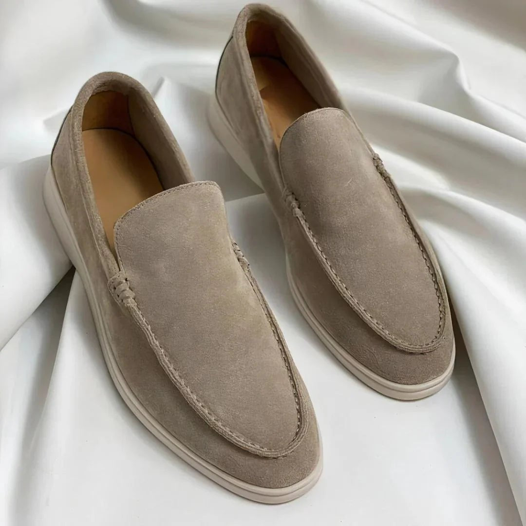 Elegant Suede Loafers - Luxoria