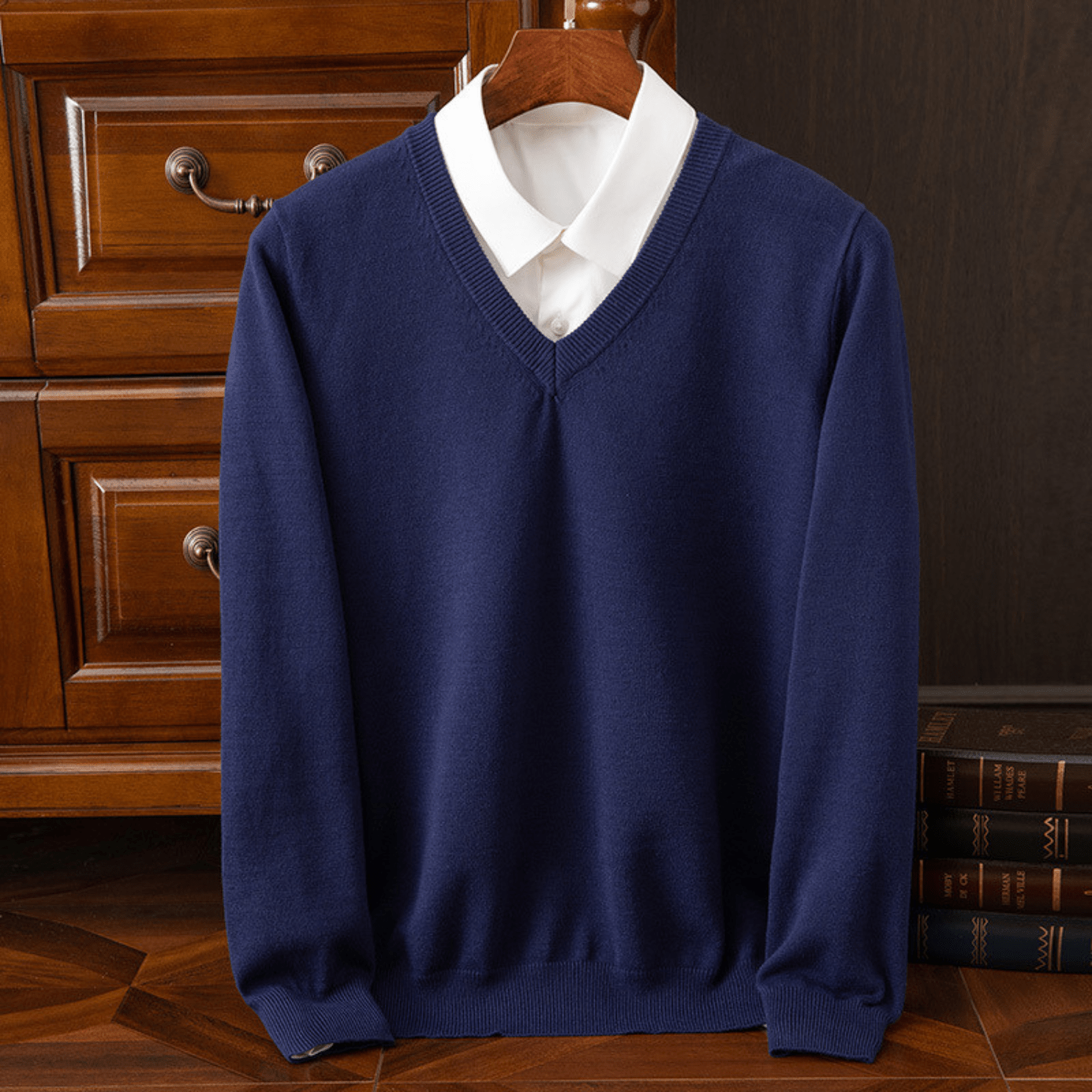 Chic V - Neck Sweater - Luxoria
