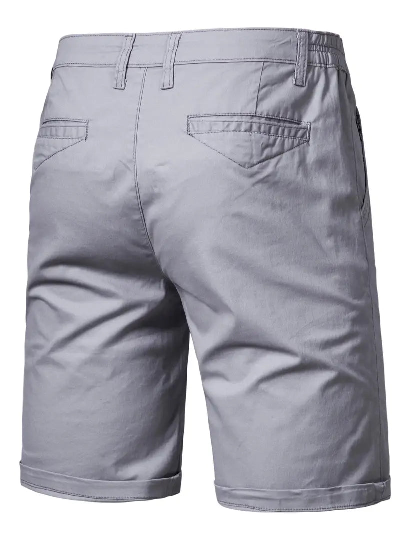Elegant Cotton Shorts - Luxoria