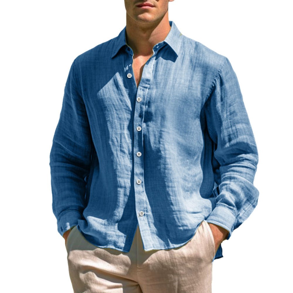 Casual Linen Shirt - Luxoria
