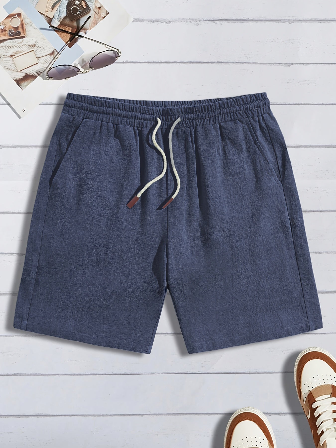 Casual Linen Shorts - Luxoria
