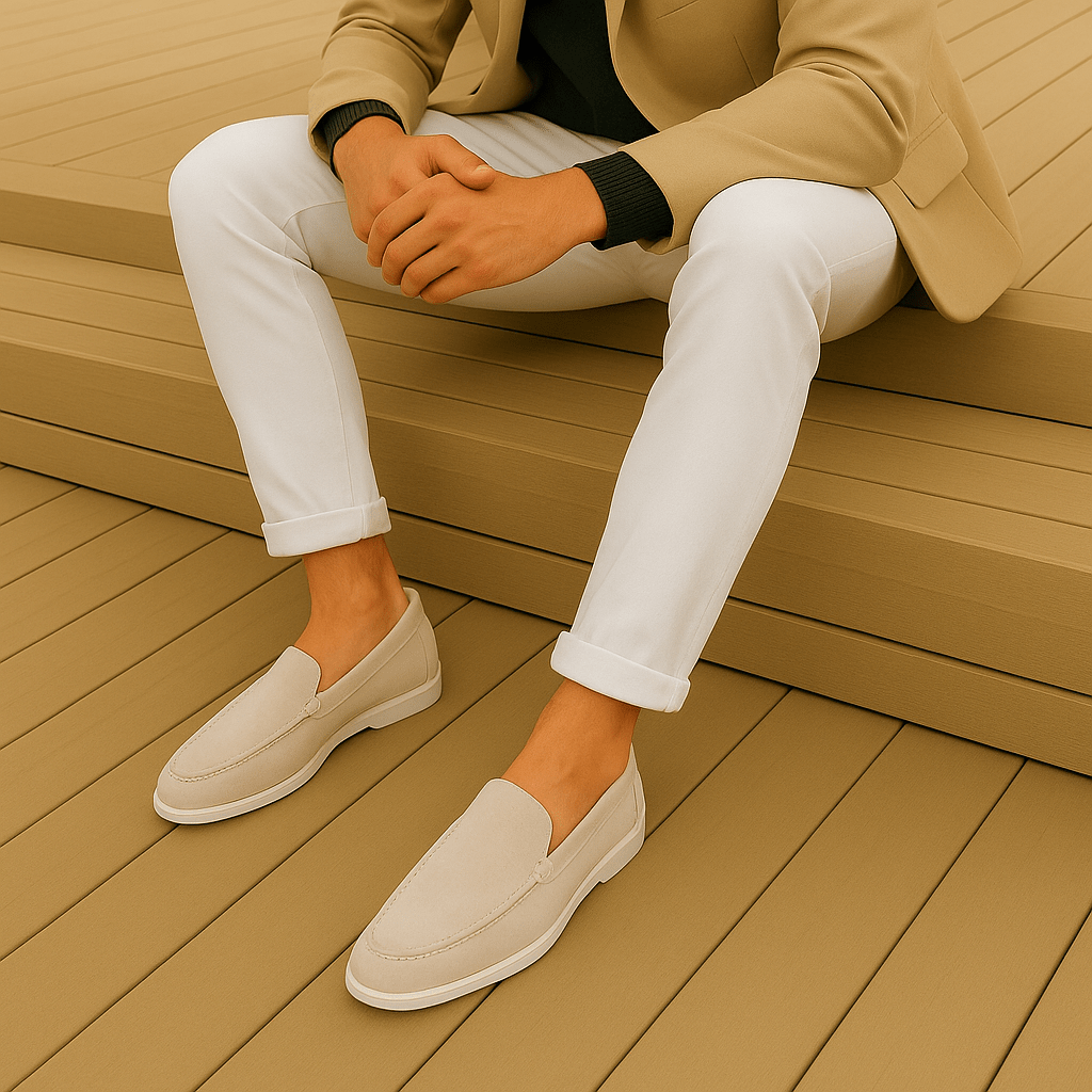 Chic Suede Loafers - Luxoria