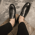 Chic Leather Loafers - Luxoria