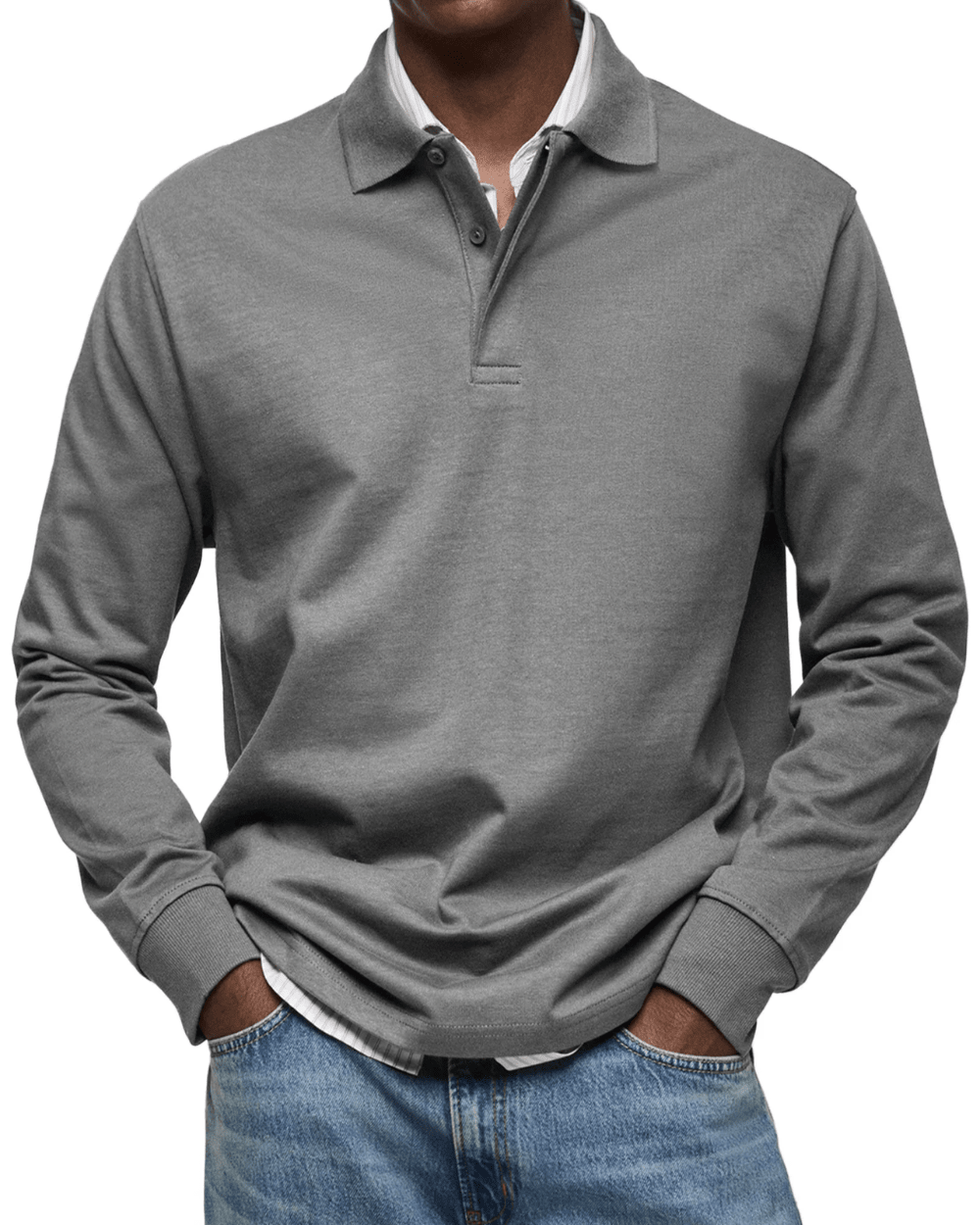 Casual Polo Sweater - Luxoria