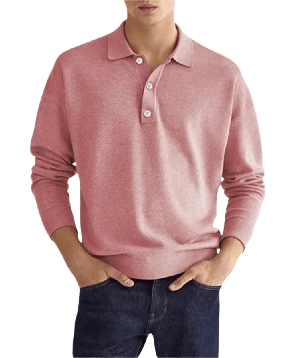 Elegant Polo Sweater - Luxoria
