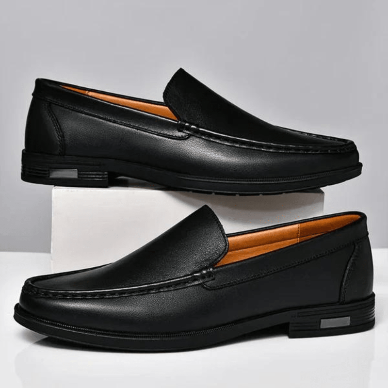 Elegant Leather Loafers - Luxoria