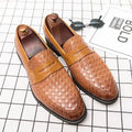 Elegant Woven Loafers - Luxoria