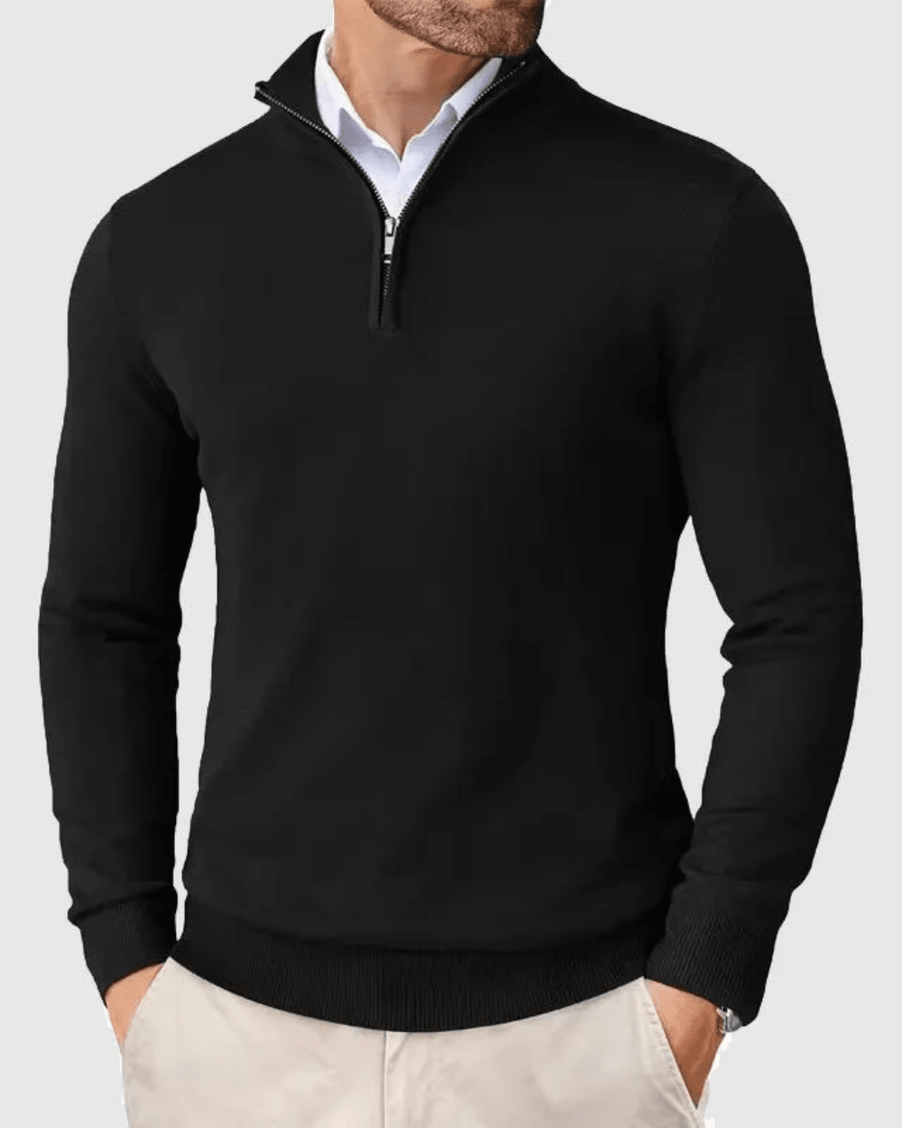 Romeo Zip Sweater - Luxoria