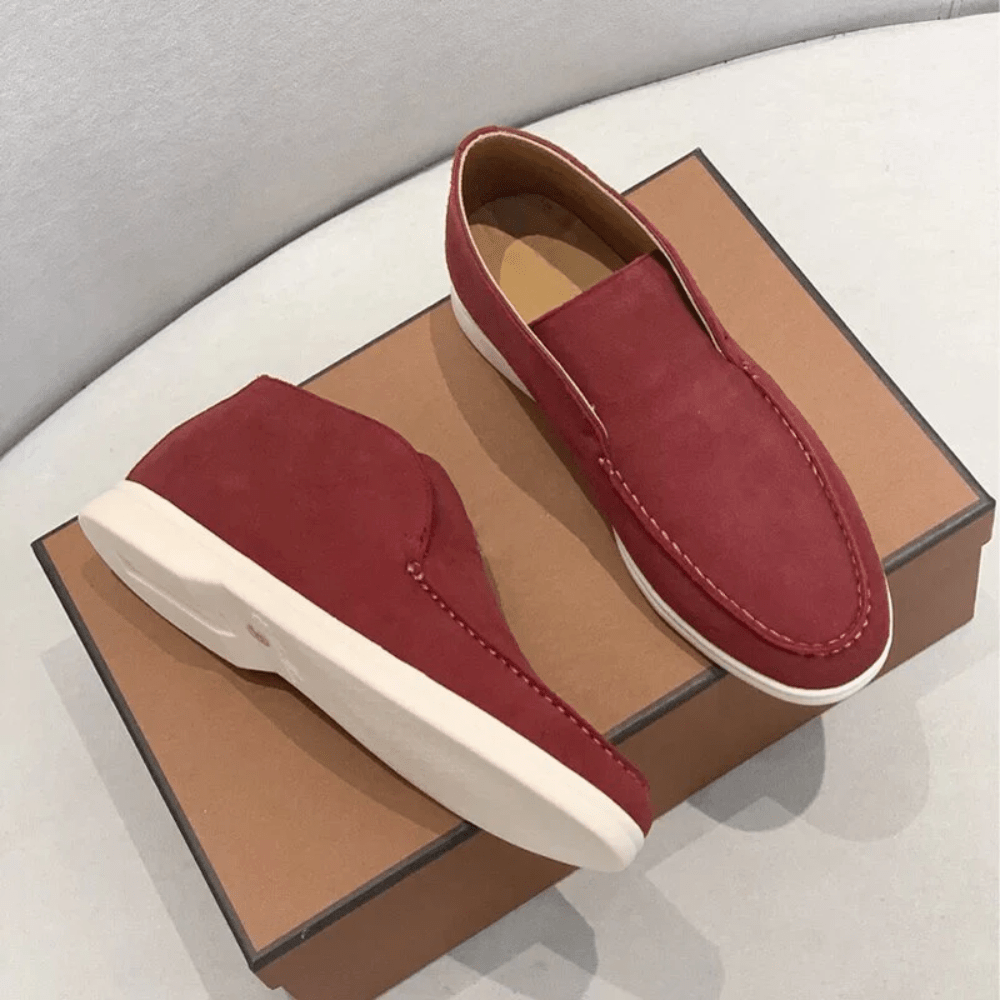 Casual Suede Loafers - Luxoria