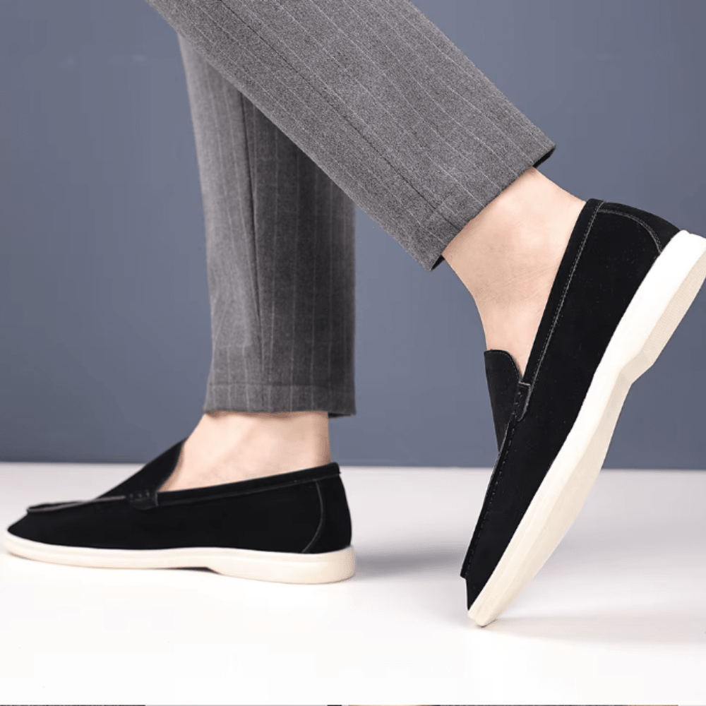 Luxury Suede Loafers - Luxoria