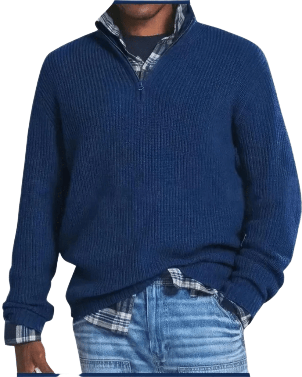 Diego Zip Sweater - Luxoria