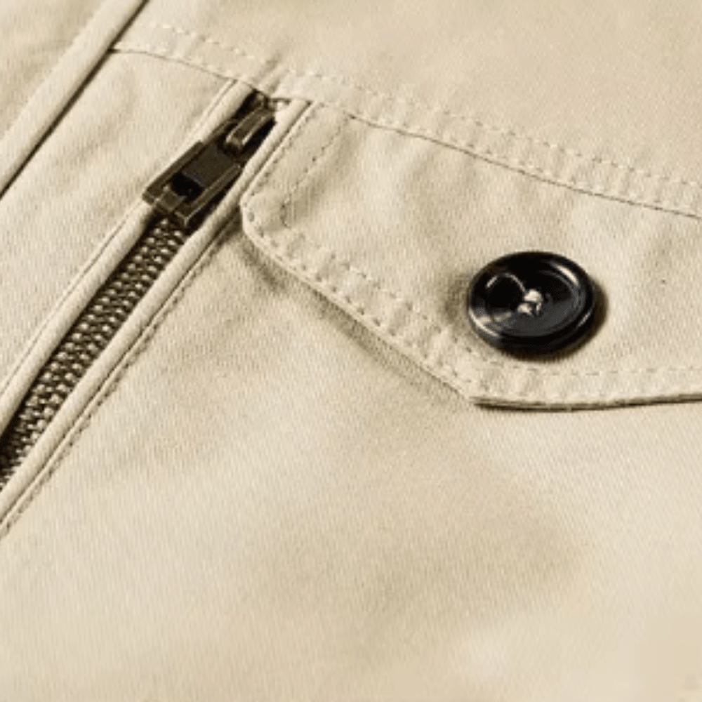 Elegant Multi - Pocket Jacket - Luxoria
