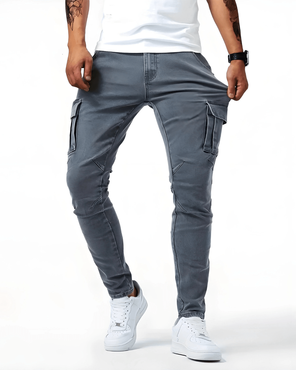 Marino Cargo Stretch Pants - Luxoria
