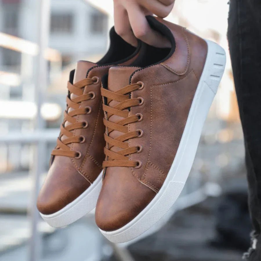 Corrado Classic Leather Sneakers - Luxoria