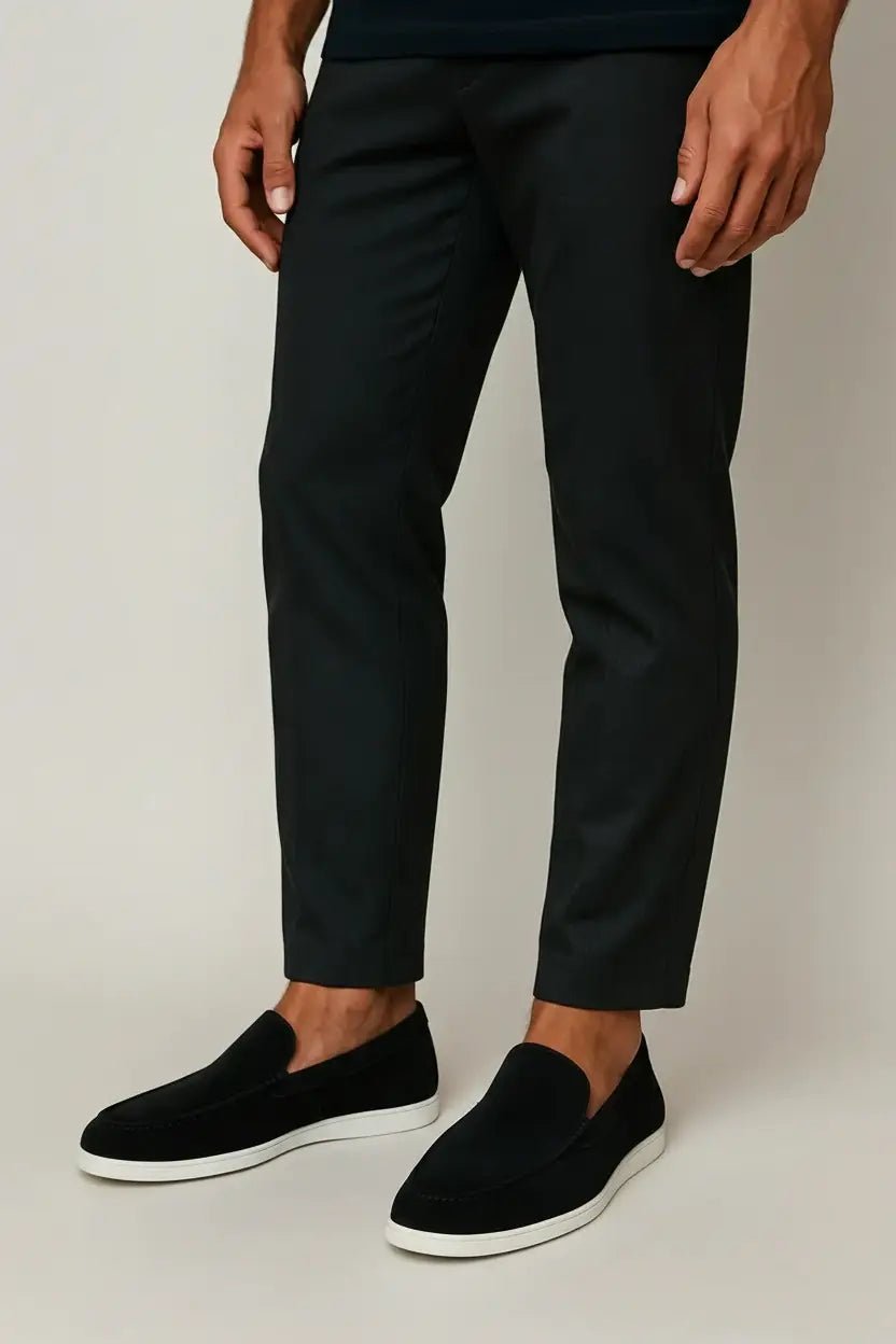 Elegant Suede Loafers - Luxoria