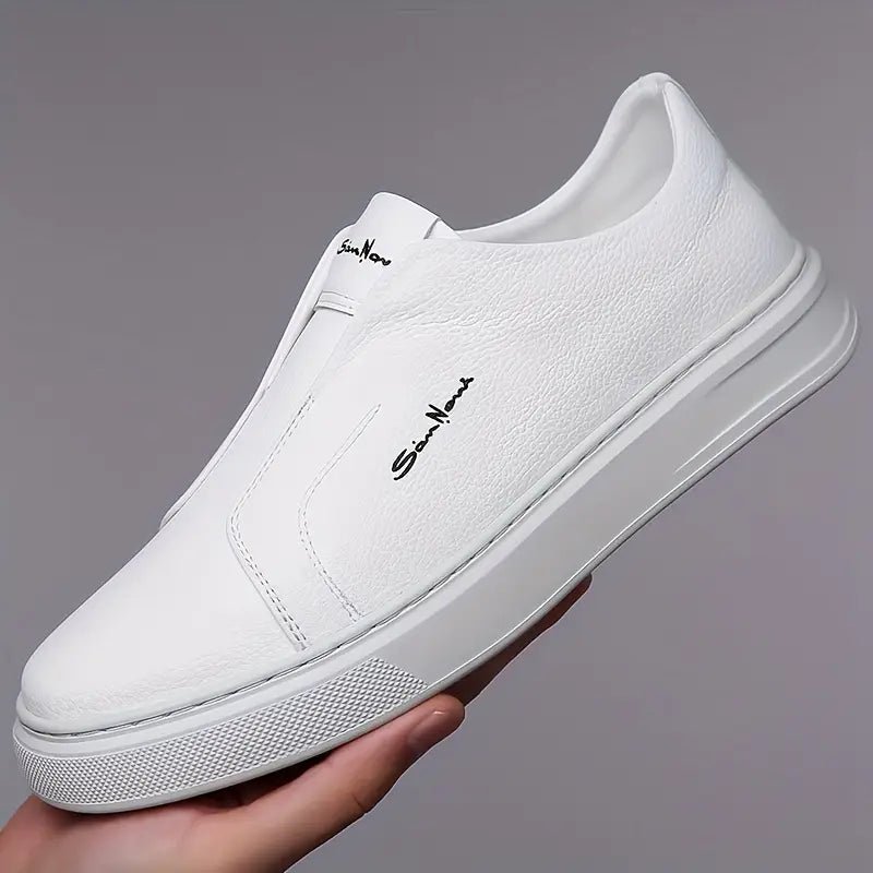 Leather Slip - On Shoes - Luxoria