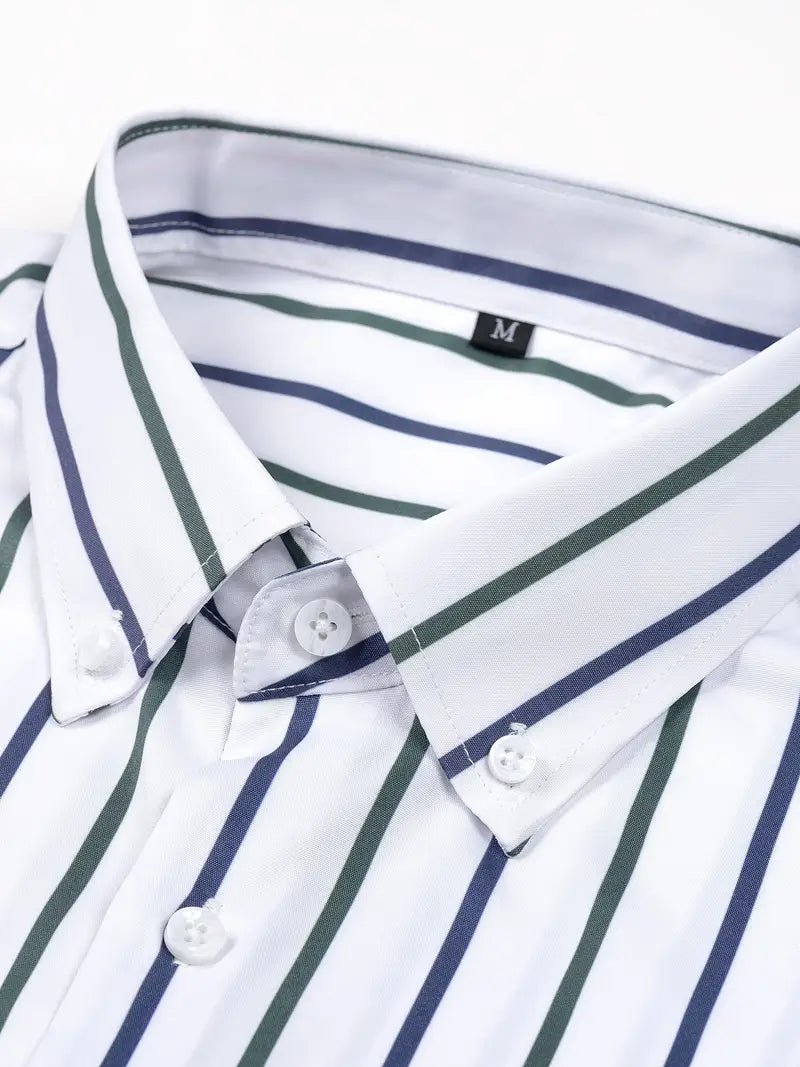 Chic Striped Shirt - Luxoria