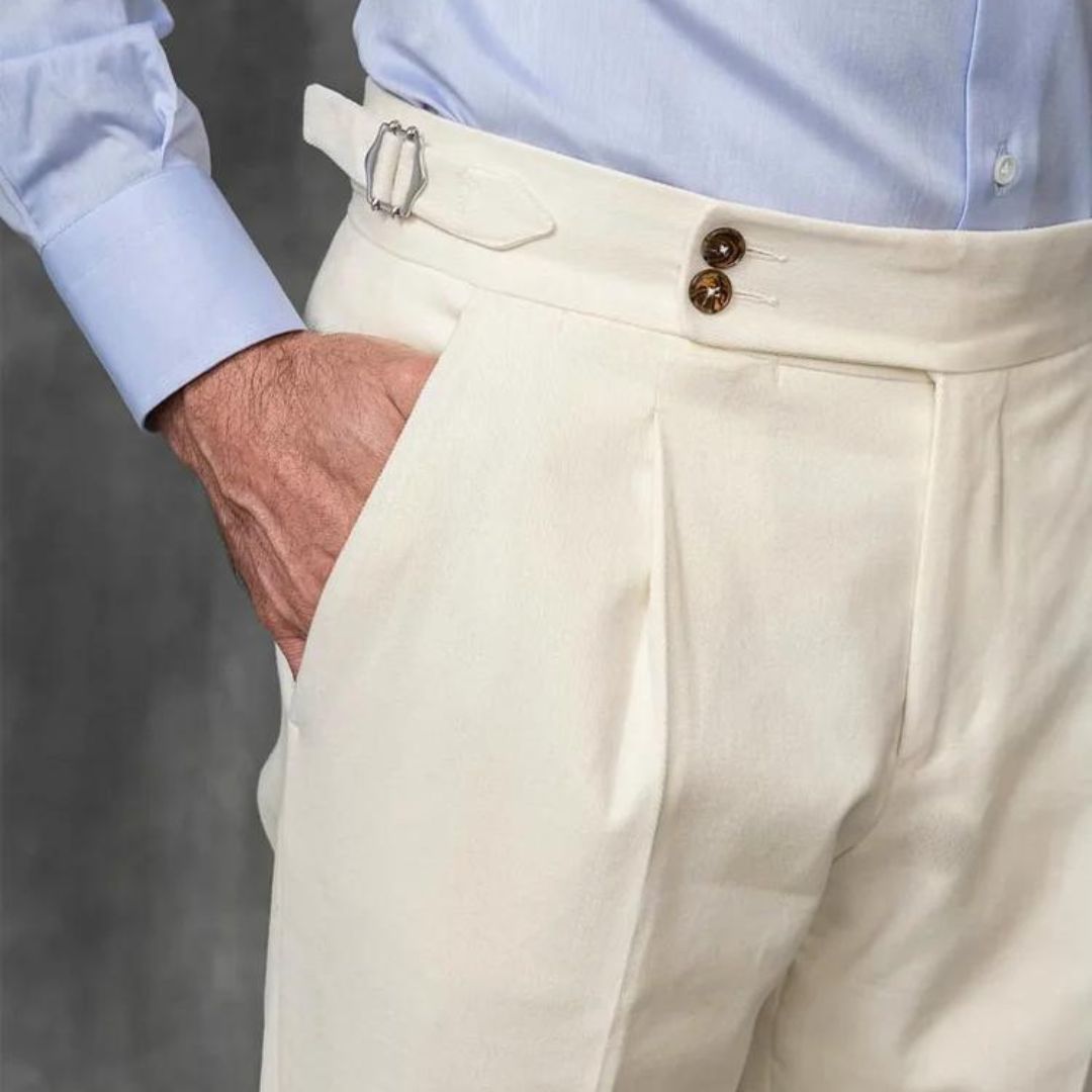 Gold Coast Linen Pantalon - Luxoria