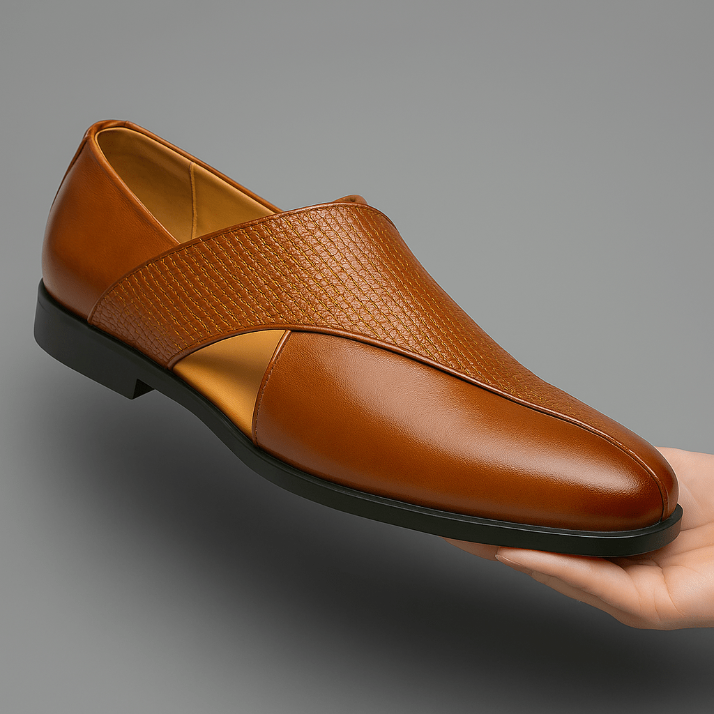 Vintage Leather Loafers - Luxoria