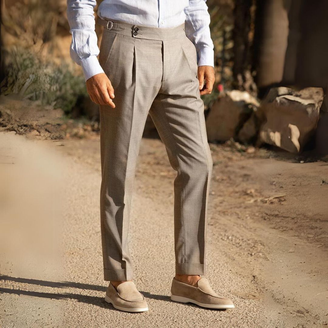 Gold Coast Linen Pantalon - Luxoria