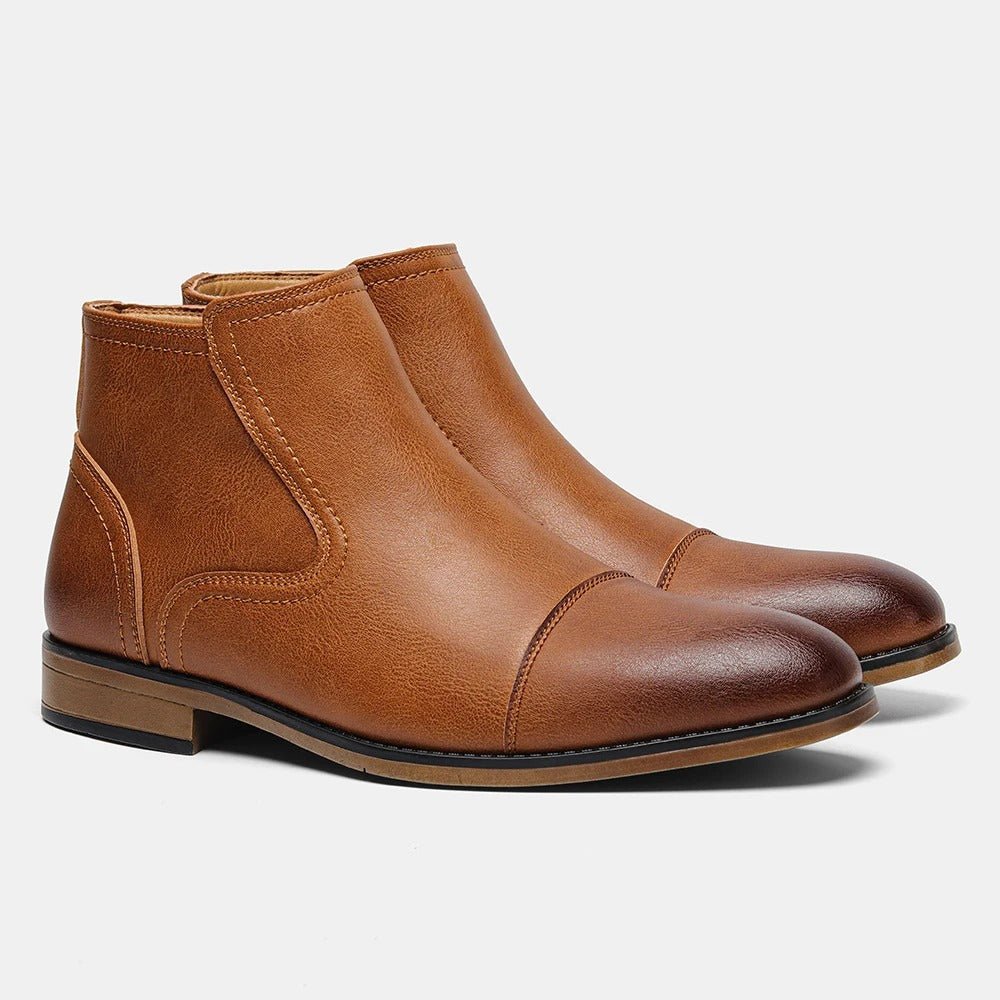 Leather Chelsea Boots - Luxoria