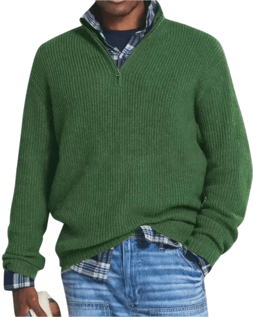 Diego Zip Sweater - Luxoria