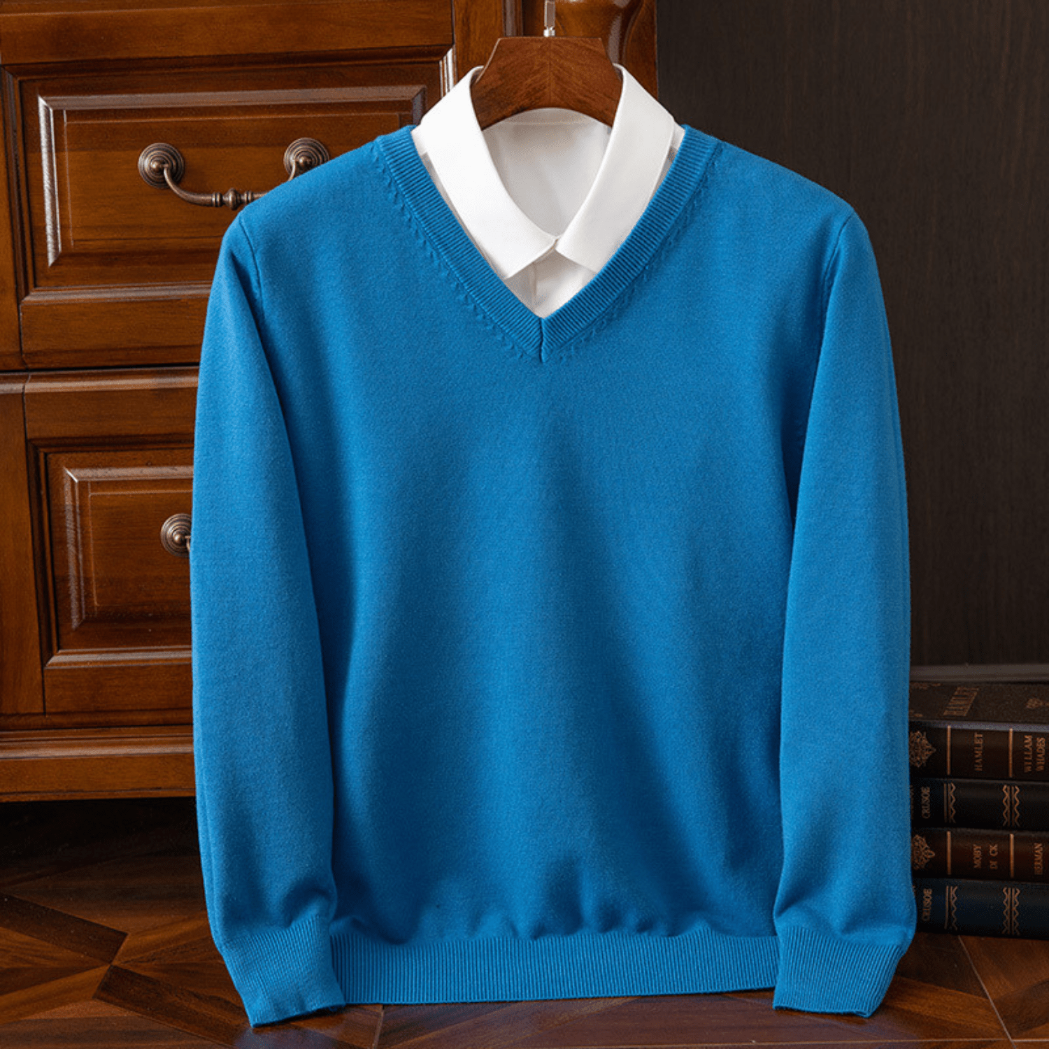 Chic V - Neck Sweater - Luxoria