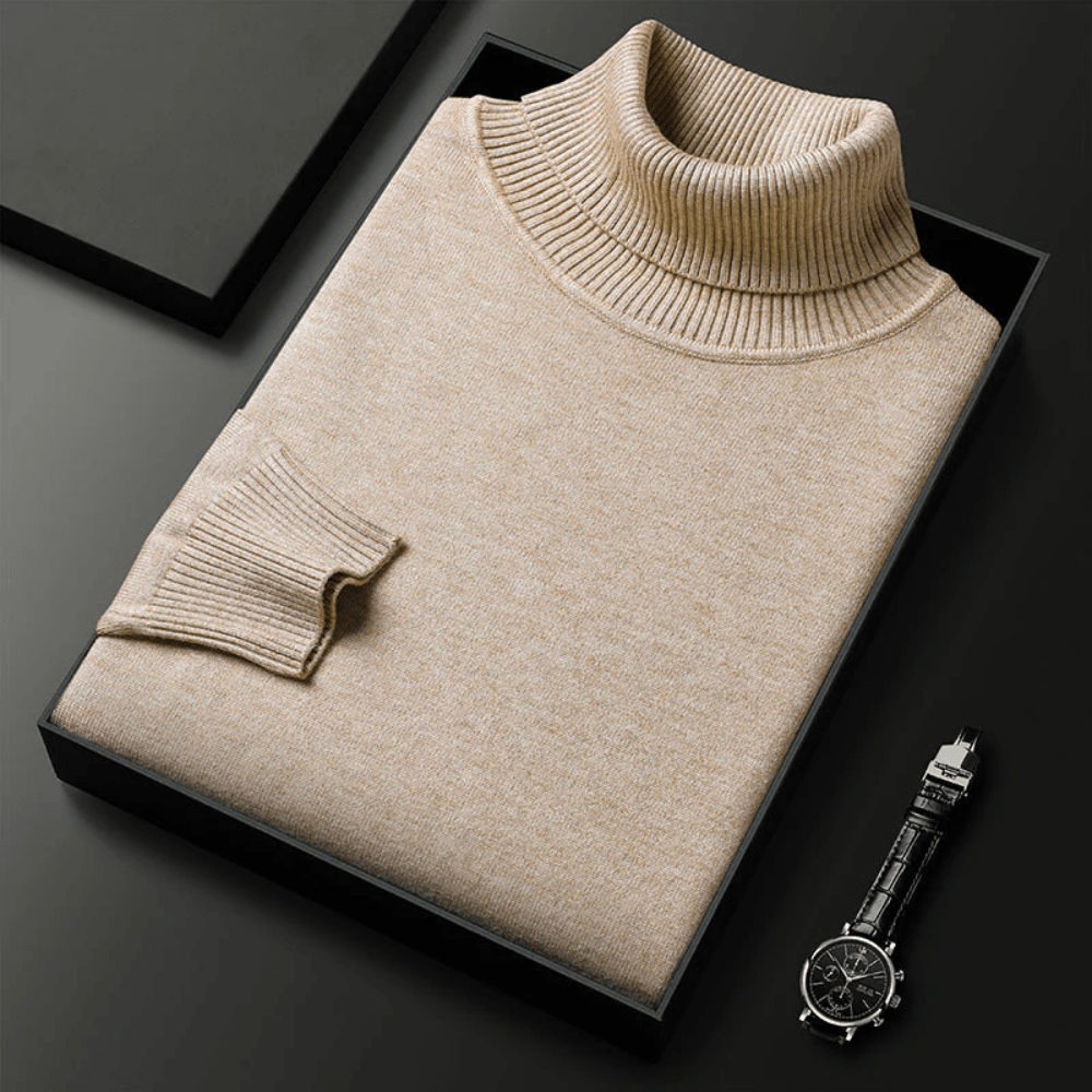 Alioth Cashmere Turtleneck - Luxoria