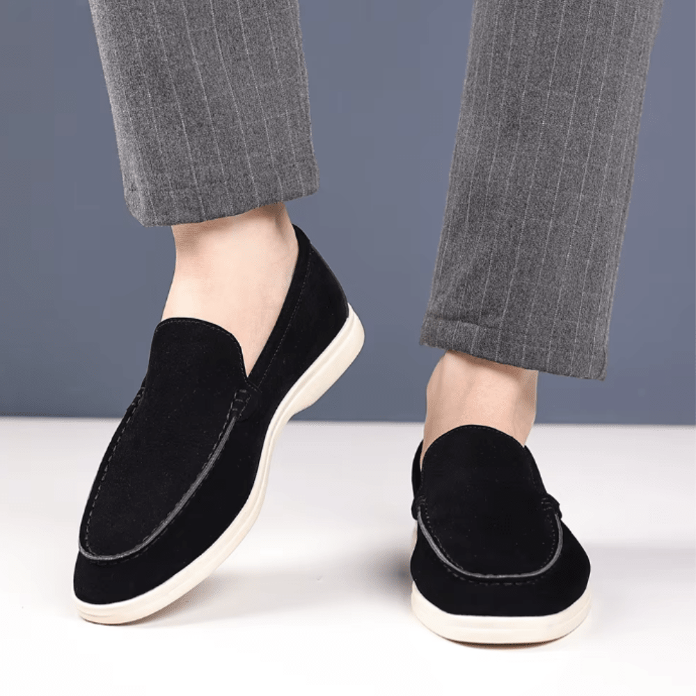 Luxury Suede Loafers - Luxoria