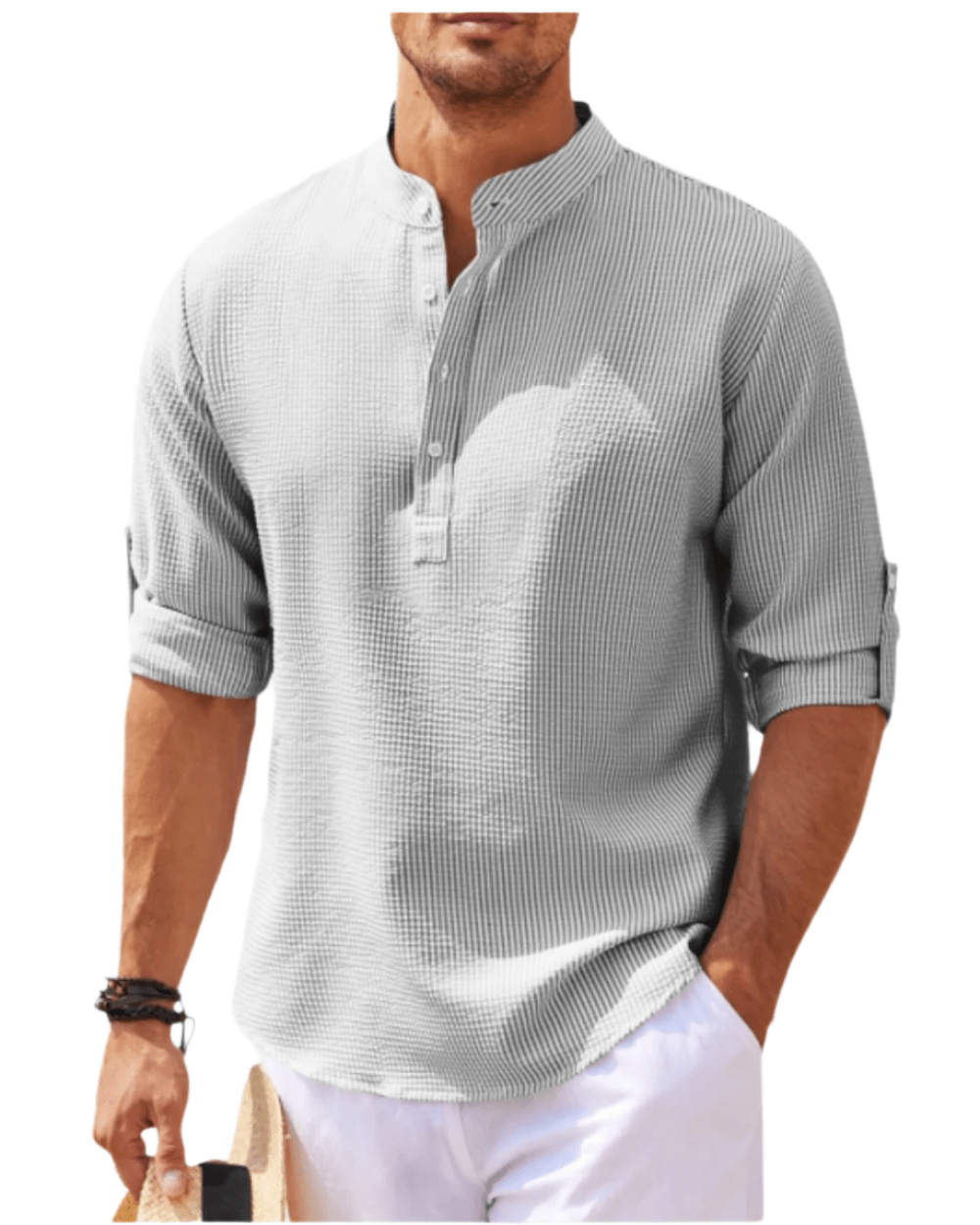 Long Sleeved Polo Shirt - Luxoria