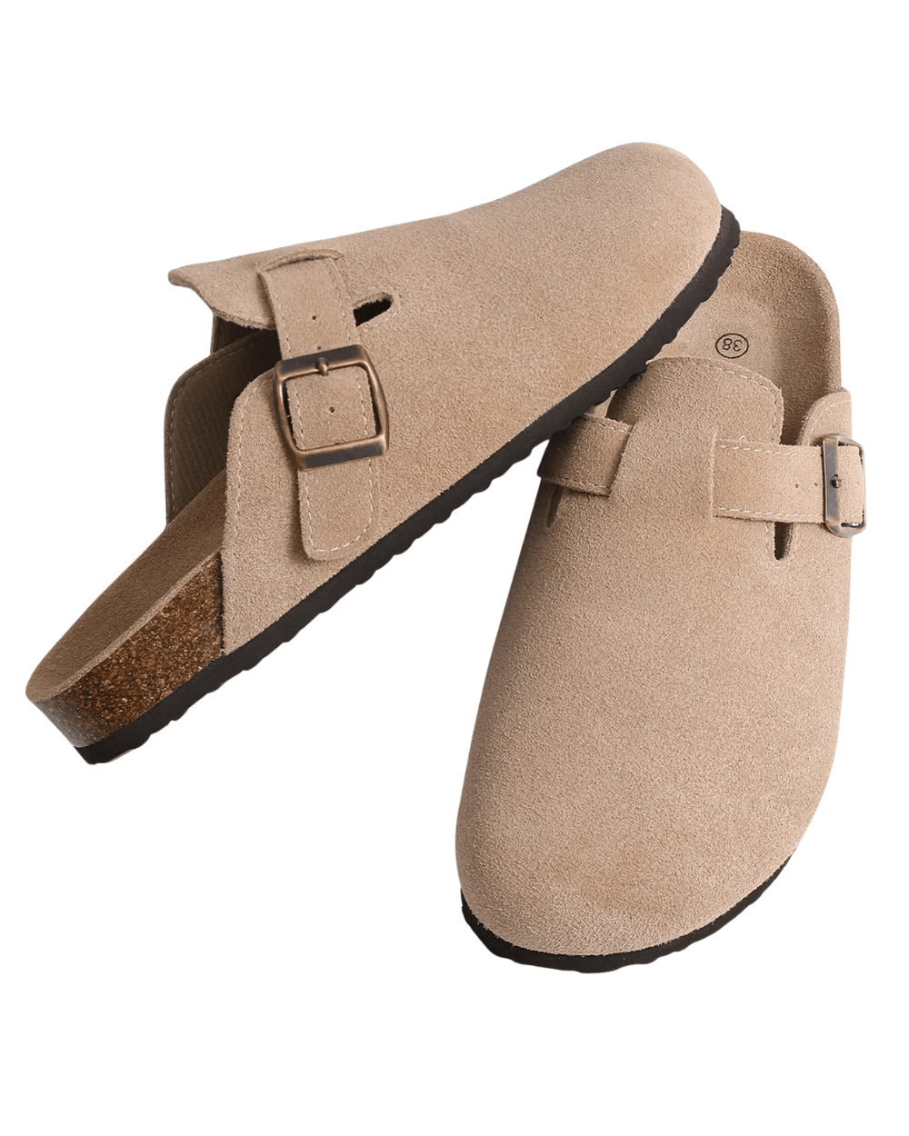Oxford Suede Clogs - Luxoria