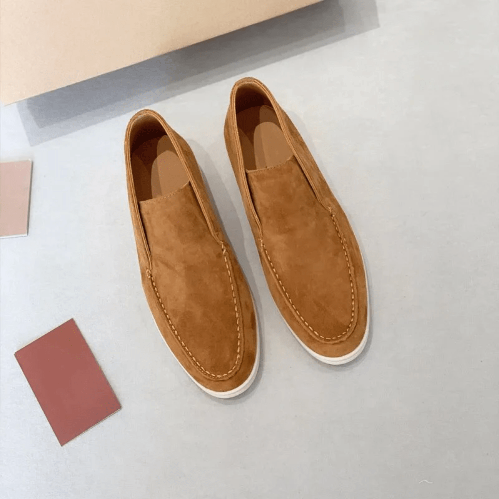 Casual Suede Loafers - Luxoria