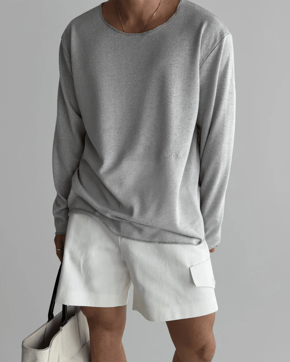 Casual Knit T-Shirt - Luxoria