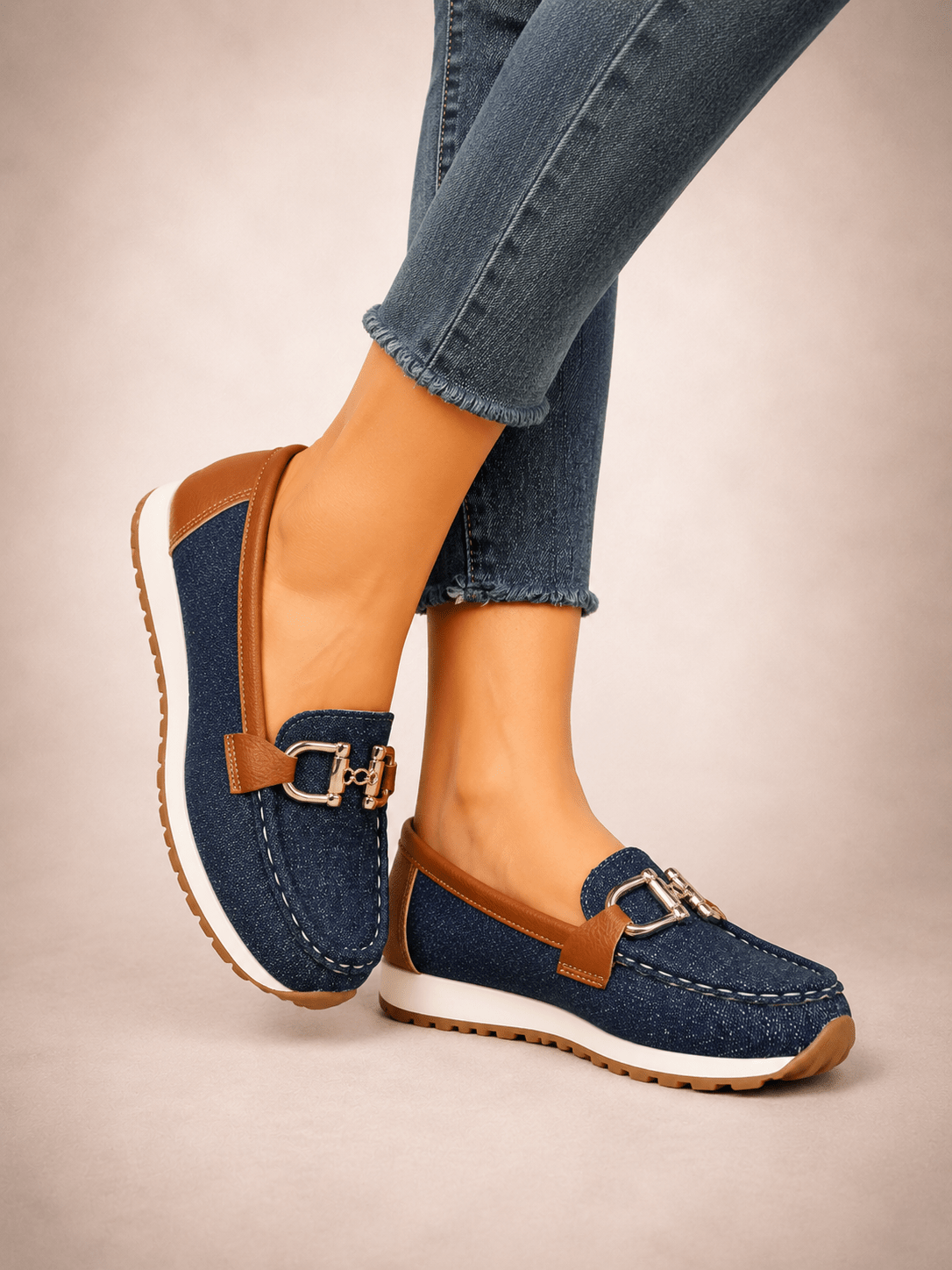 Lucia - Zapatillas deportivas tipo mocasín - Luxoria