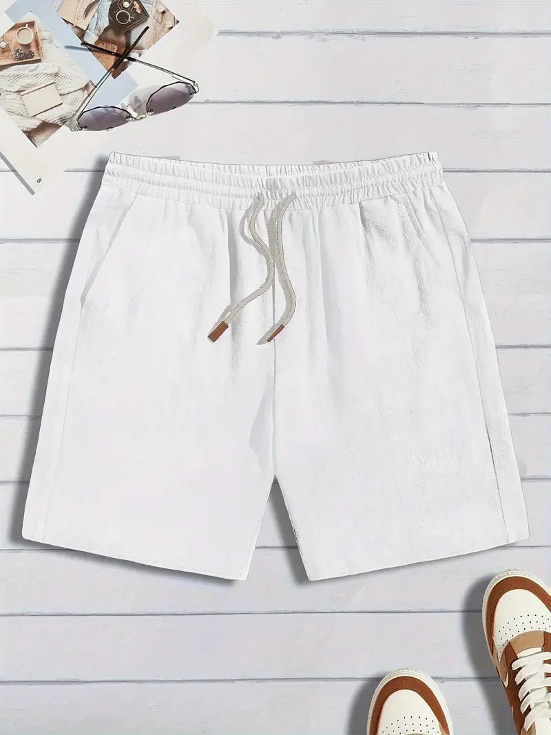 Casual Linen Shorts - Luxoria