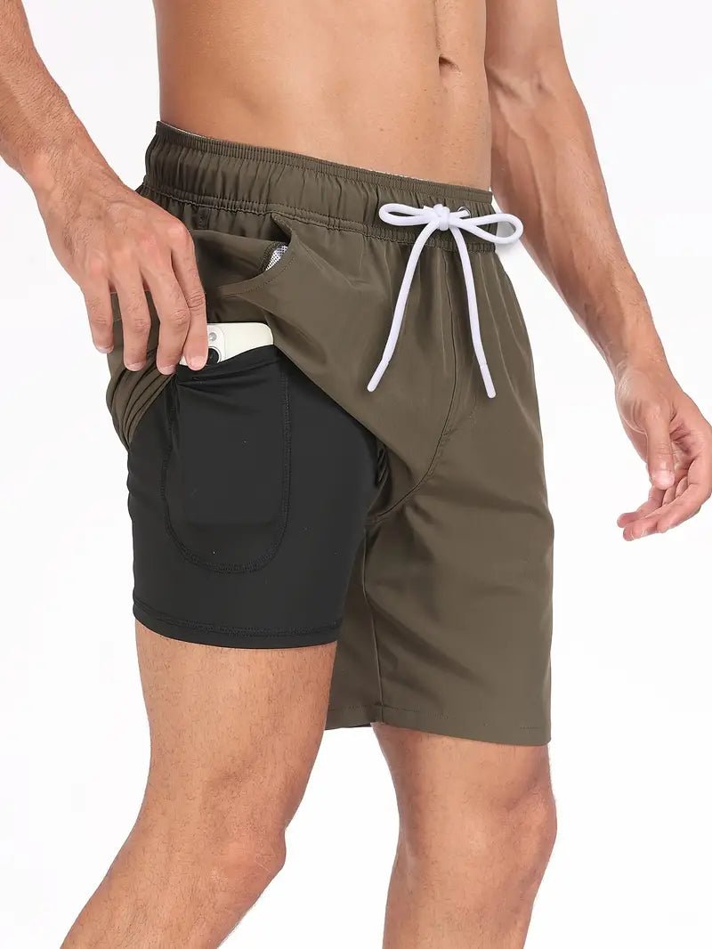 Swim Shorts with Pockets - Luxoria