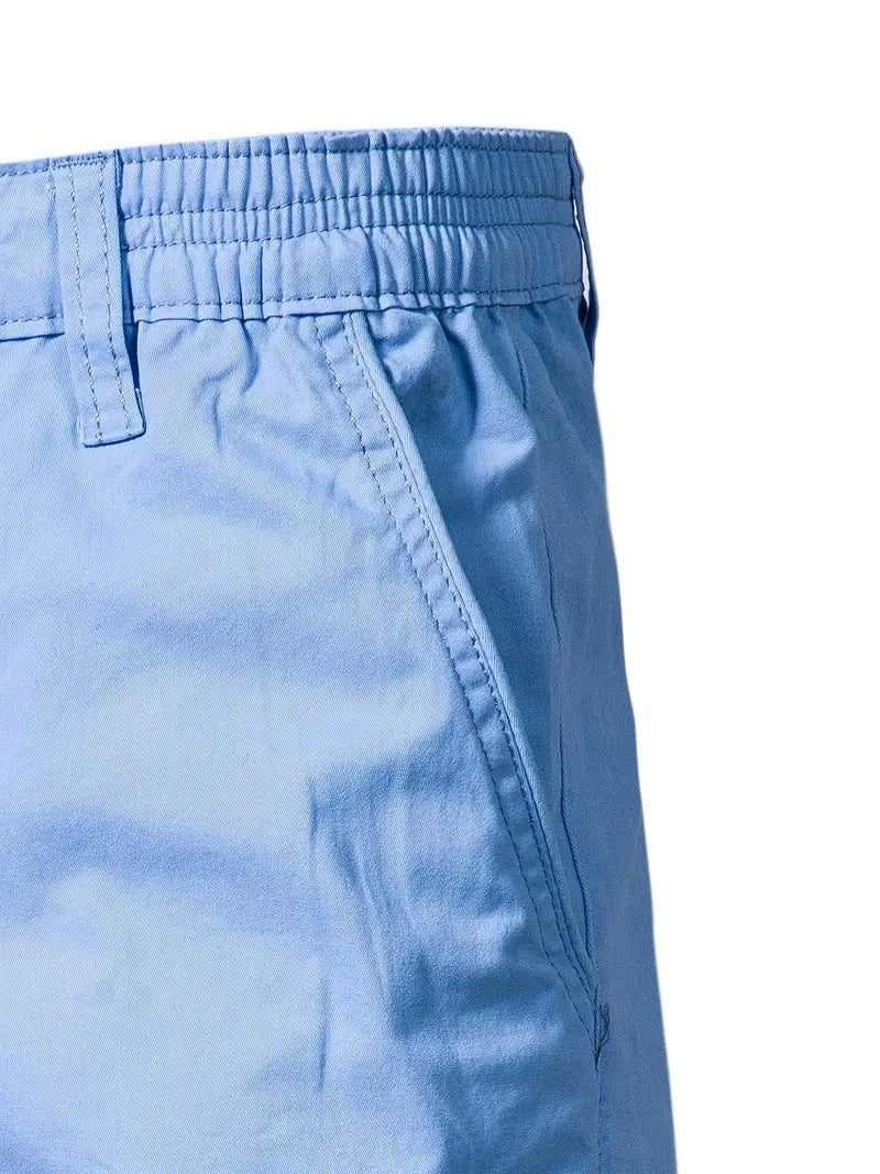 Elegant Cotton Shorts - Luxoria