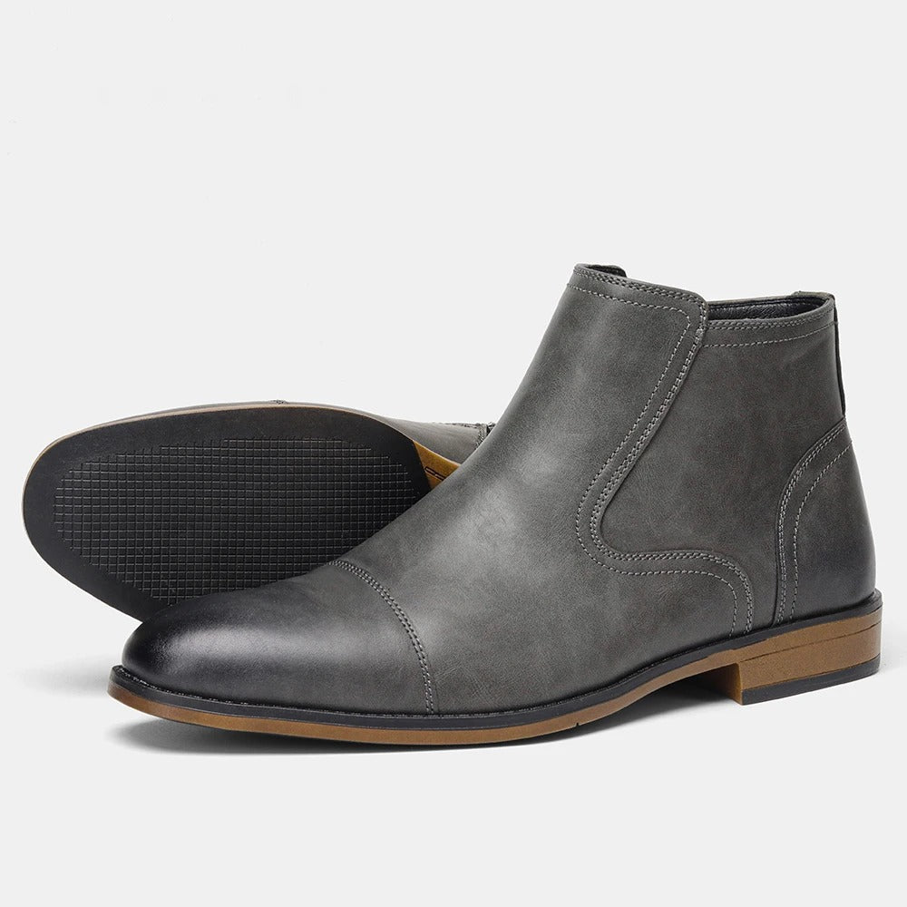 Leather Chelsea Boots - Luxoria